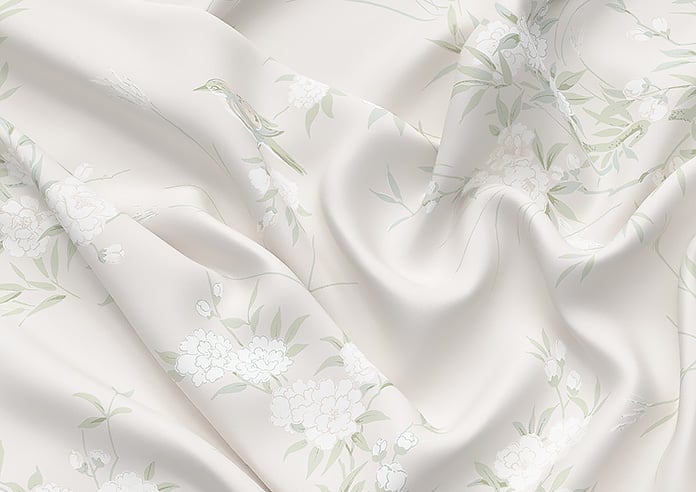 Shabby Chic by Rachel Ashwell Bird Chinoiserie, Natural - Roman Blind - Image 4